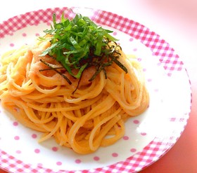 クリーミー「たらこパスタ」